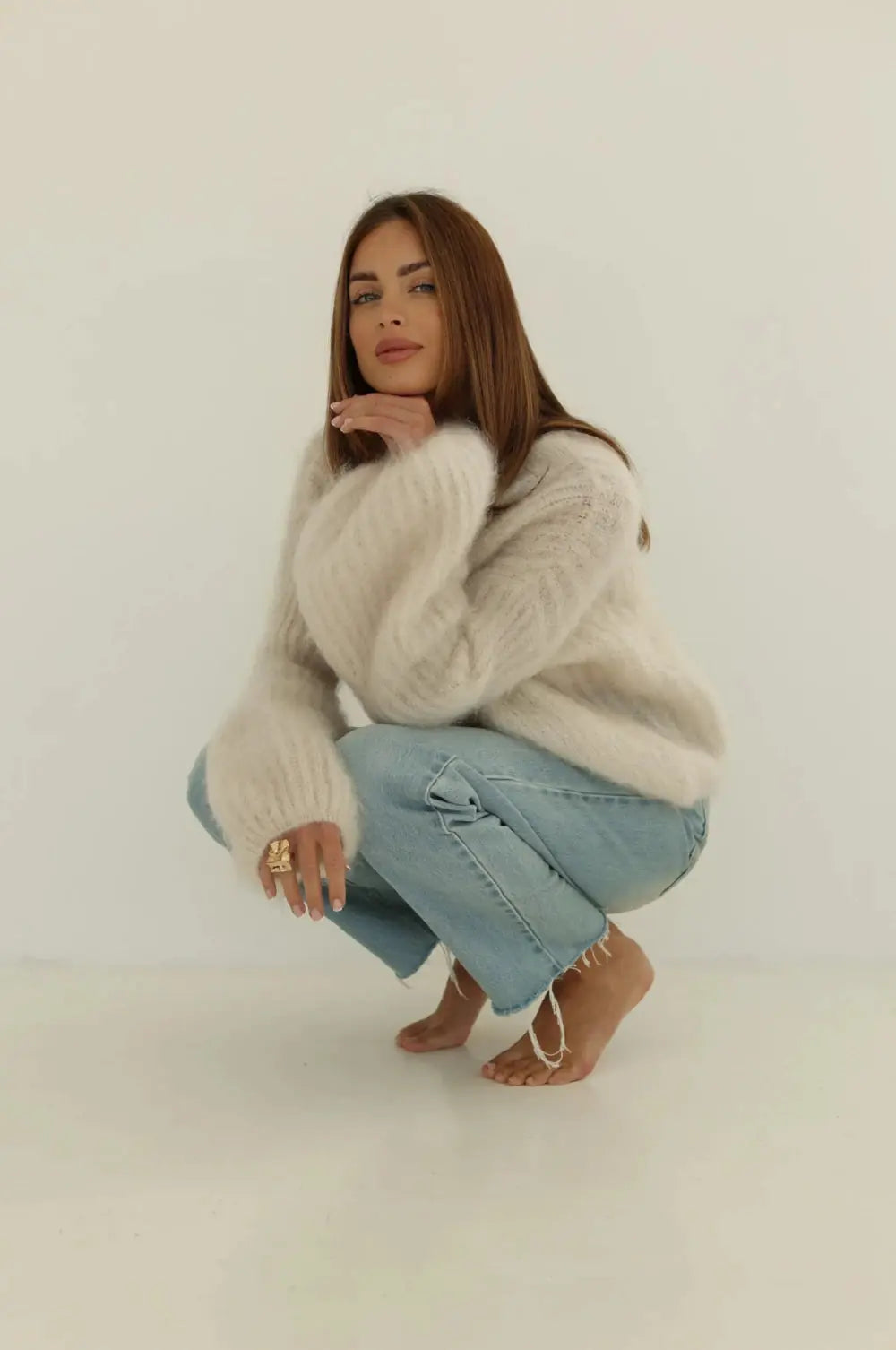 Megztinis Sagey kid mohera