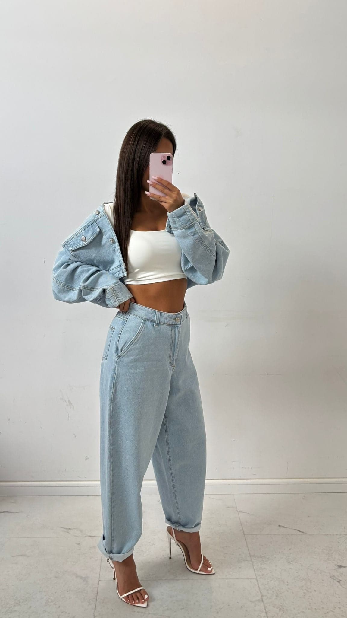 Mom džinsai Denita