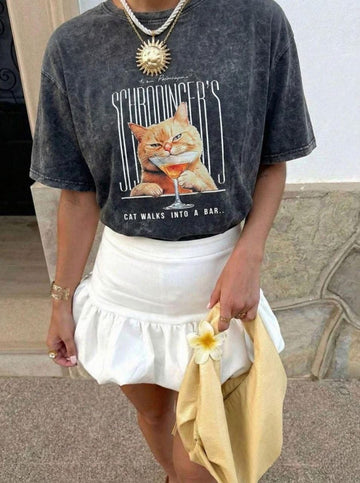 Marškinėliai Meow